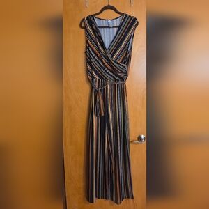 Emma & Michele Multicolor Striped Garment